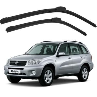 Imagem de TIGER AUTO - JOGO DE PALHETA PARA PARABRISA DIANTEIRO/TRASEIRO EM SILICONE PARA APLICAÇÃO NA RAV-4 2006>2012