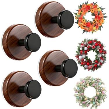 Imagem de TFXXSJWY Ganchos de ventosa para banheiro, chuveiro, cozinha, porta de vidro, espelho, azulejo, pacote com 4 ganchos de toalha/casaco para pendurar até 6,8 kg – à prova d'água e à prova de ferrugem