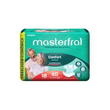 Imagem de Fralda Geriátrica Masterfral Comfort Tamanho XG com 18 Unidades - Emba
