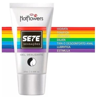 Imagem de Gel Lubrificante Íntimo Deslizante Dessensibilizante Anal Sete Sensaçõ