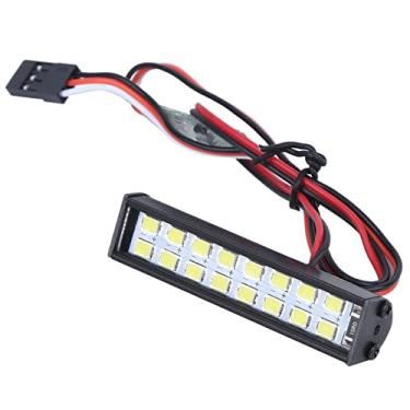 Imagem de SPYMINNPOO Barra de Luz Led Rc, 16 Peças, Contas de Lâmpada para Crawler Axial Hpi Universal, Metal Preto/plástico 2,2x0,5x0,5 pol.