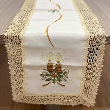 Imagem de Caminho de Mesa Retangular 40x135cm Natal 101 - Rafimex