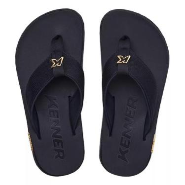 Imagem de Chinelo Kenner Kivah DLK, Preto, 39