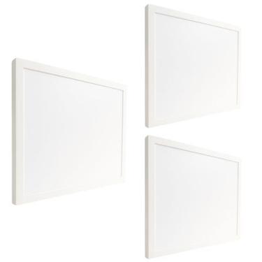 Imagem de Kit 3 Painel Pop LED Sobrepor 30W Quadrado Frio 6500K PS Bivolt - Idea