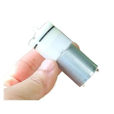 Imagem de DC 3V 3.7V 120Kpa Grande Fluxo Pequeno 370 Bomba de Ar Eletrônica Starter Bomba de Pressão DIY Monitor Inflador Aquário Aquário Aquário Tanque de Peixes