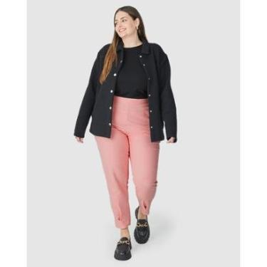 Imagem de Calça Plus Size Malwee Plus Moletom Sarjado Feminina-Feminino