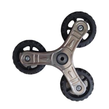 Imagem de YWMJZEU 2x Rodas para Subir Escadas, Carrinho de Compras, Acessórios para Carro, Rodízios Resistentes