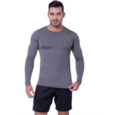 Imagem de Camiseta térmica manga longa - Fort, Cinza cimento, G