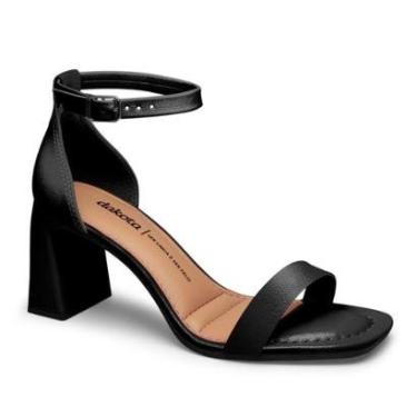 Imagem de Sandália Feminina Salto Bloco Preto Dakota Y9503-0009-Feminino