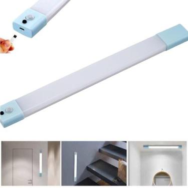 Imagem de Luminária Led Barra Usb Recarregável com Sensor Presença 9w Imã Uso a 