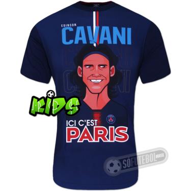 Imagem de Camiseta PSG (Paris Saint Germain) - CAVANI Infantil
