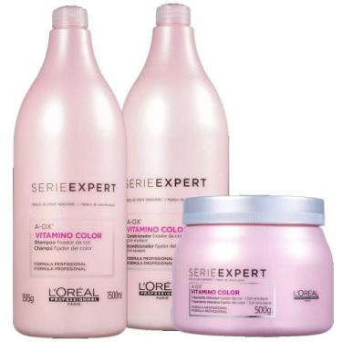 Imagem de Kit Tratamento Loreal Vitamino Color Resveratrol Litro