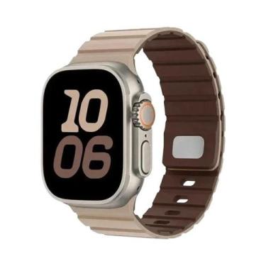 Imagem de Pulseira Magnética De Silicone 46mm 45mm 44mm 41mm 42mm 40mm Para Appl