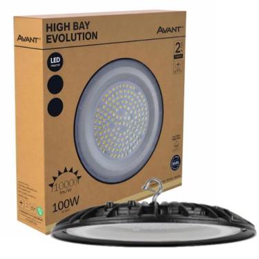 Imagem de Luminaria Industrial Highbay UFO 100w Branca 6500K 220V - Avant