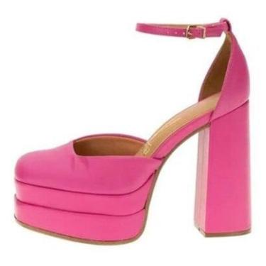 Imagem de Sandália Vizzano Salto Grosso Alto Feminino Plataforma 1395.101-Feminino
