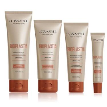 Imagem de Lowell Bioplastia Shampoo Condicionador Mascara e Leavein