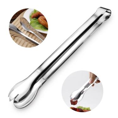 Imagem de Pegador De Salada Inox Longo Frutas Doces Grande 29cm