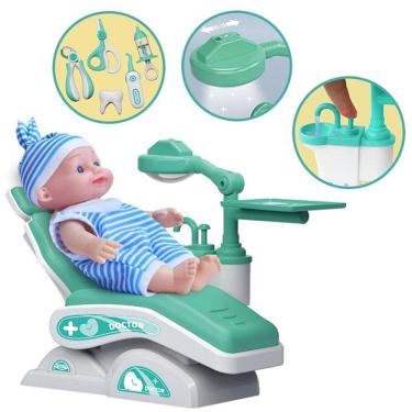 Imagem de Boneca Doutor DM Dentista Azul DM TOYS