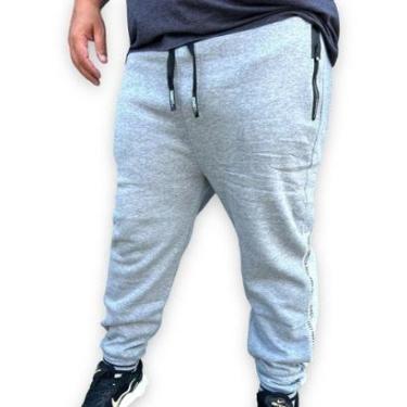 Imagem de Calça Moletom Masculina Moda Plus Size Tamanho Grande Grossa-Masculino