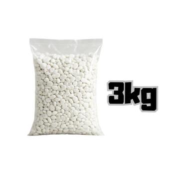 Imagem de Pedra Branca Jardim Pedrisco Granilha Decorativa Vasos de Planta Grafi