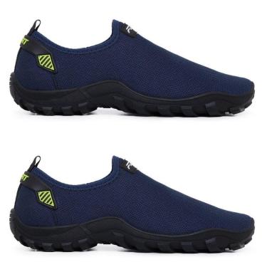 Imagem de Kit 2 Sapatilha Aquática Masculina Neoprene Seca Rápido Praia Bike Volei-Unissex