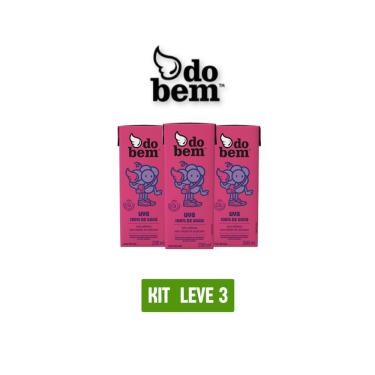 Imagem de Suco De Uva 100% Do Bem 200Ml - Kit 3 Unidades