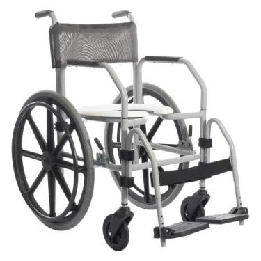 Imagem de Cadeira De Rodas Banho Rg Higiênica 100Kg Roda Grd Jaguaribe