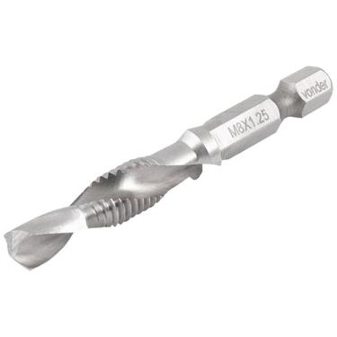 Imagem de Broca Hss Aço Rápido Com Macho Para Rosca M8 Vonder