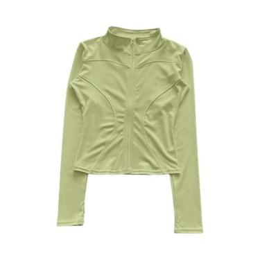 Imagem de Jaqueta Esportiva Feminina De Manga Longa Para Treino, Academia E Yoga