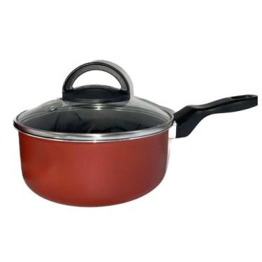Imagem de Caçarola Panela 16 Cm Marcolar Antiaderente, Vermelho