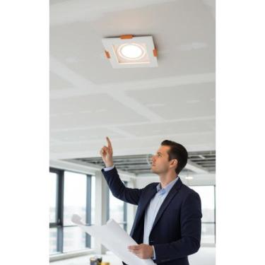 Imagem de Spot Embutir LED Quadrado Luz Quente 6.5W Direcionável - Congratulatio