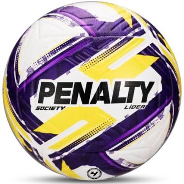 Imagem de Bola Society de Futebol Penalty Lider N4 Infantil Oficial, Roxo, Amare
