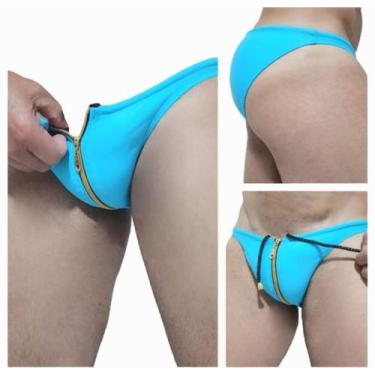Imagem de Sunga tanga zíper Frente  2 cm de Lateral  todas as cores - AA COLLECT