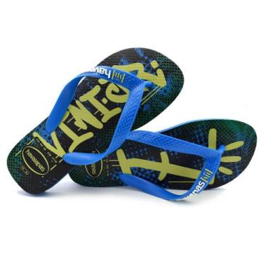 Imagem de Chinelo Havaianas Vini Jr Street Original, Azul, 35/36