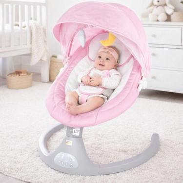 Imagem de Cadeira De Balanço E Descanso Bebe Portatil Musical Bouncer Infantil M