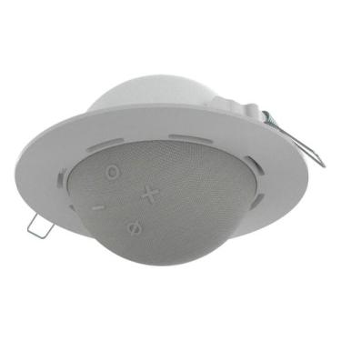 Imagem de Suporte De Som Teto Compativel Com Echo Dot 4 E 5 - PEKO, Branco
