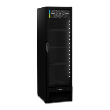 Imagem de Expositor Vertical Metalfrio 343L Slim Preto 1 Porta VB28R