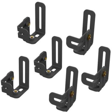 Imagem de SUPORTES HOME THEATER CAIXA SOM  AJUSTA INCLINA 6 peças - MULTIFORMA, 