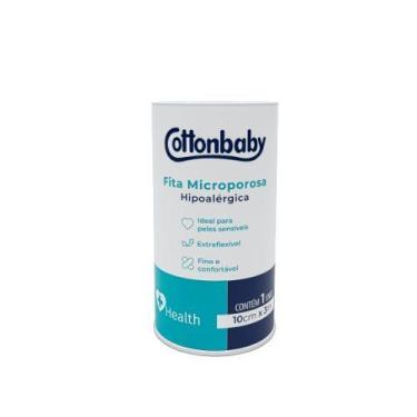 Imagem de Fita microporosa branca cottonbaby health 10cmx3m