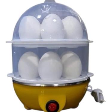 Imagem de Cozedor Elétrico de Ovos Multifuncional 14 Ovos  Cozimento a Vapor  De