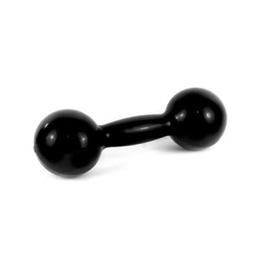 Imagem de Halter 5Kg Bola Emborrachado Exercícios Cor:PretoPeso:5Kg - PNB, Preto