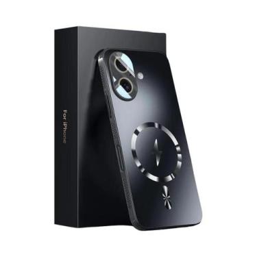 Imagem de Capa Magnética Fosca Para Magsafe iPhone 17 16 15 14 13 12 pro Max Com