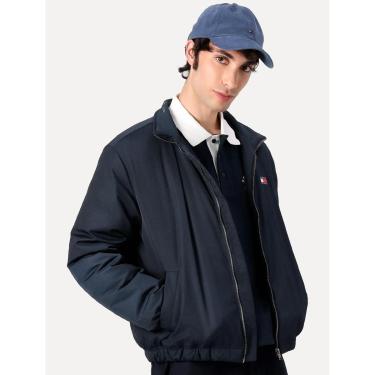Imagem de Jaqueta Tommy Jeans Masculina Essential Padded Logo Collar Azul Marinho-Masculino