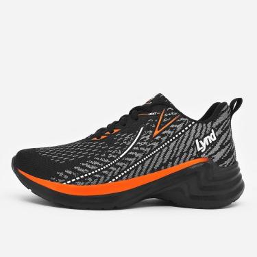 Imagem de Tênis Lynd Vent kids Preto Laranja tamanho: 29-Masculino