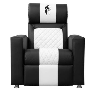 Imagem de Poltrona Gamer Sparta Reclinável com Carregador USB Preto/Branco - SOF