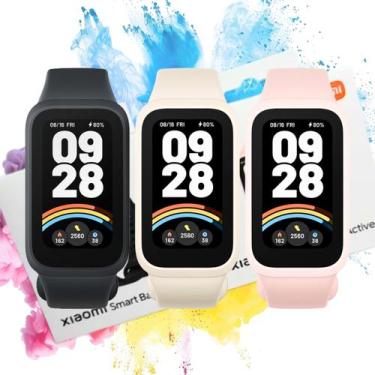 Imagem de Smart Watch Xiaomi Smart Mi Band 9 Active Monitor Esportivos Recebe Ch