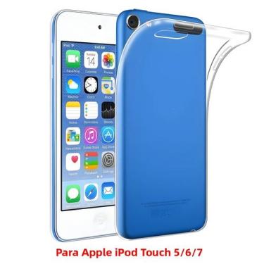 Imagem de Capa Transparente Fina De Silicone TPU Para Apple iPod Touch 5 6 7 - C