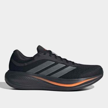 Imagem de Tênis Adidas Response Runner 2, Preto, Laranja, 37