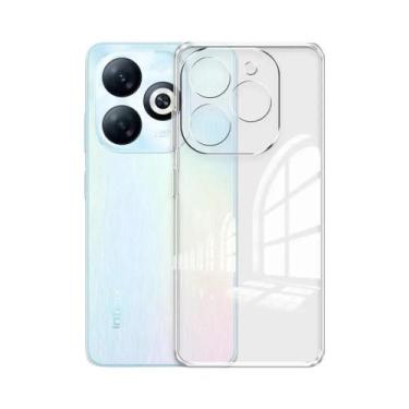 Imagem de Capa De Silicone Transparente E Macia Para Infinix Smart 8 pro Plus, P