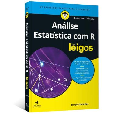 Imagem de Análise estatística com R para leigos